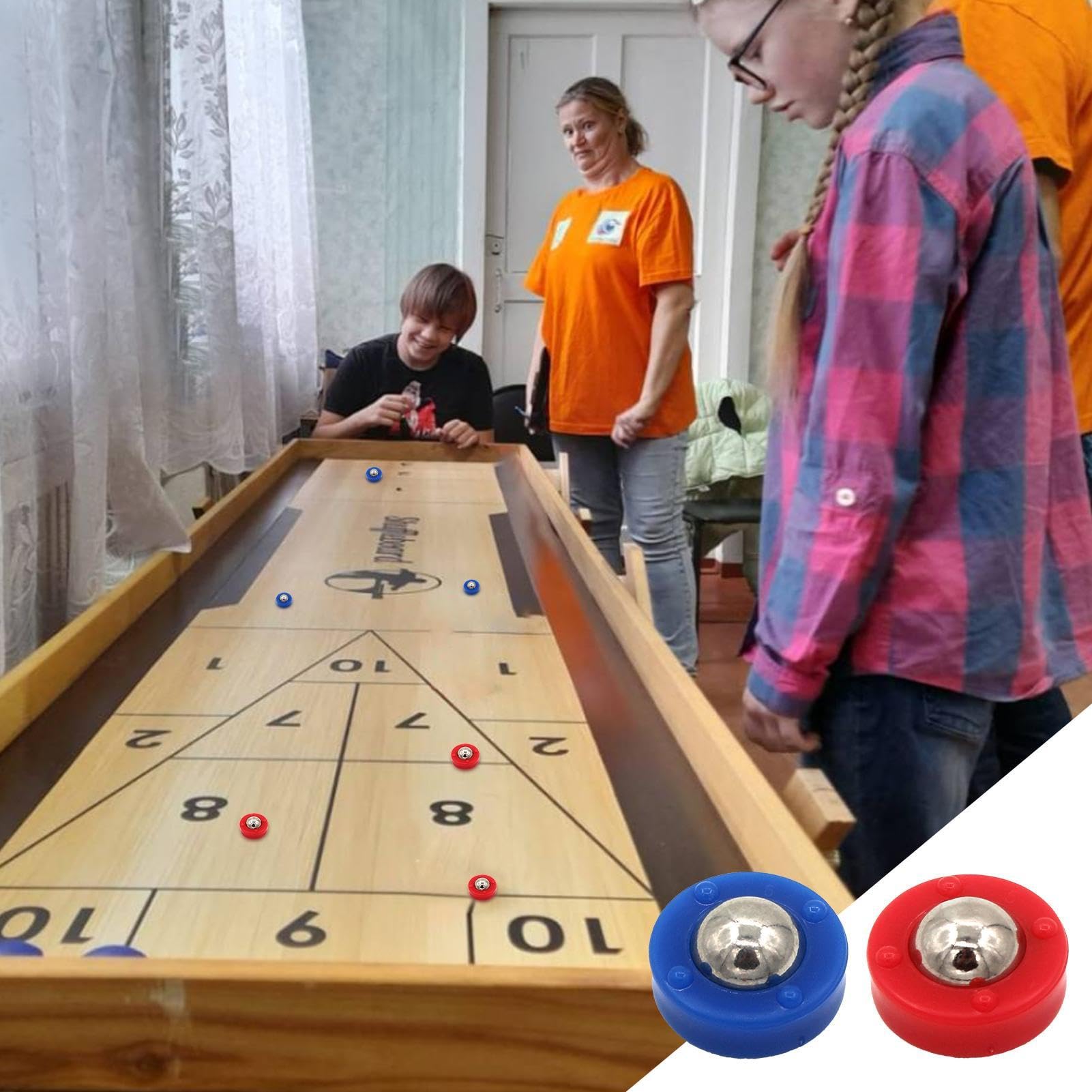 INOOMP 16pcs Da Tavolo Shuffleboard Calcio Giocattoli Da Calcio