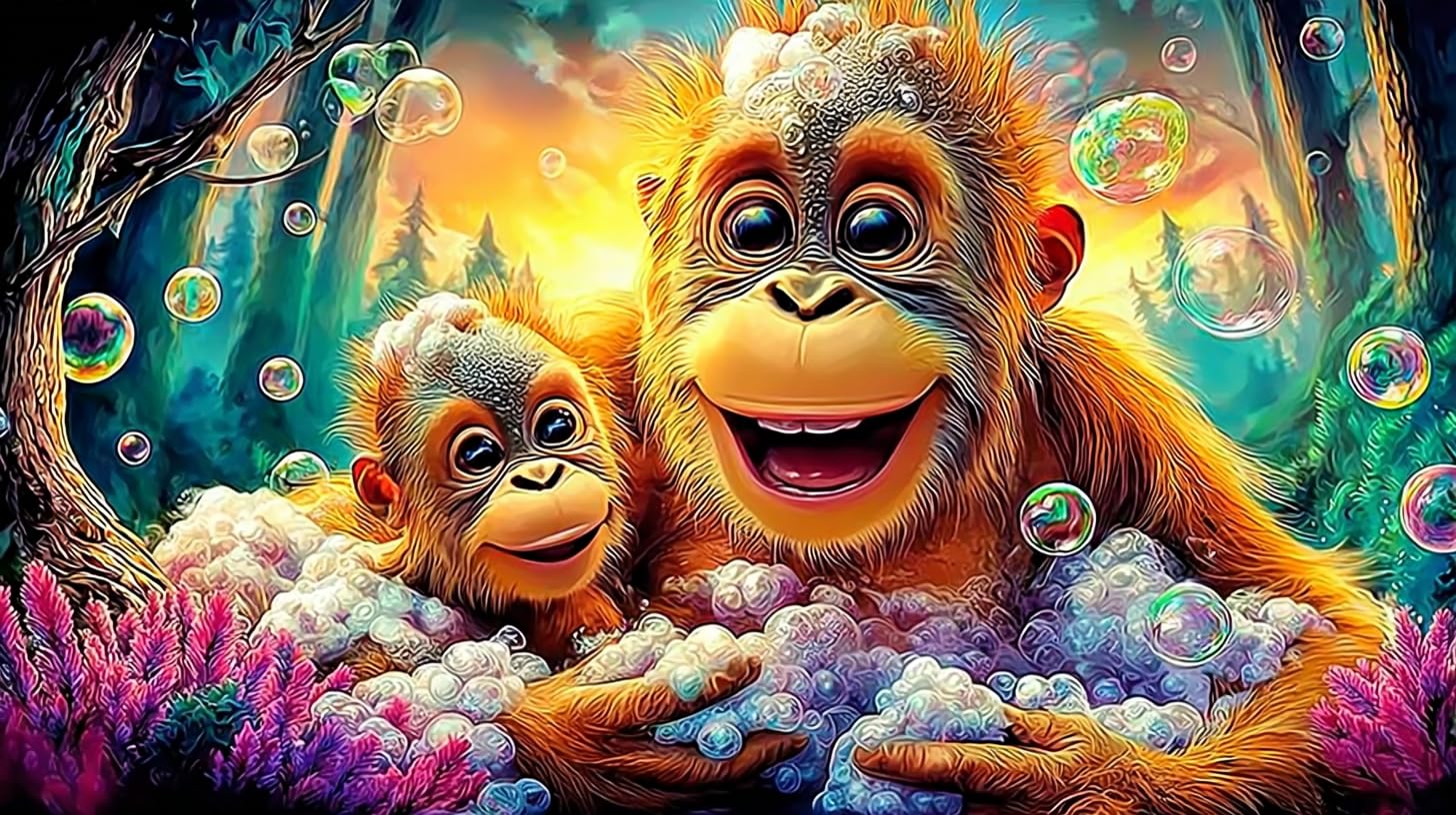 Puzzle de orangután de 1000 piezas, el regalo educativo ideal para cumpleaños de adultos y jóvenes 8