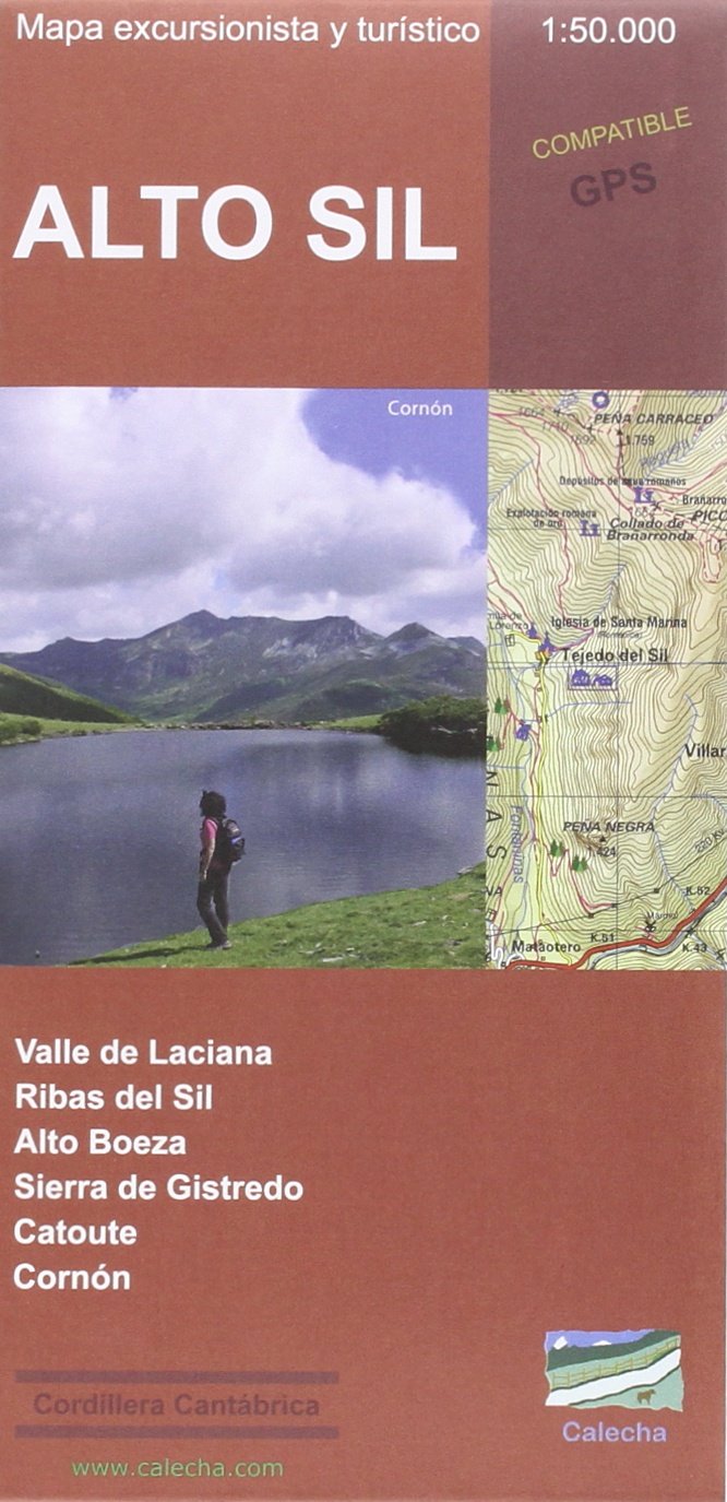 Carte de randonnée Alto Sil échelle 1:50.000 le tracé des grands espaces