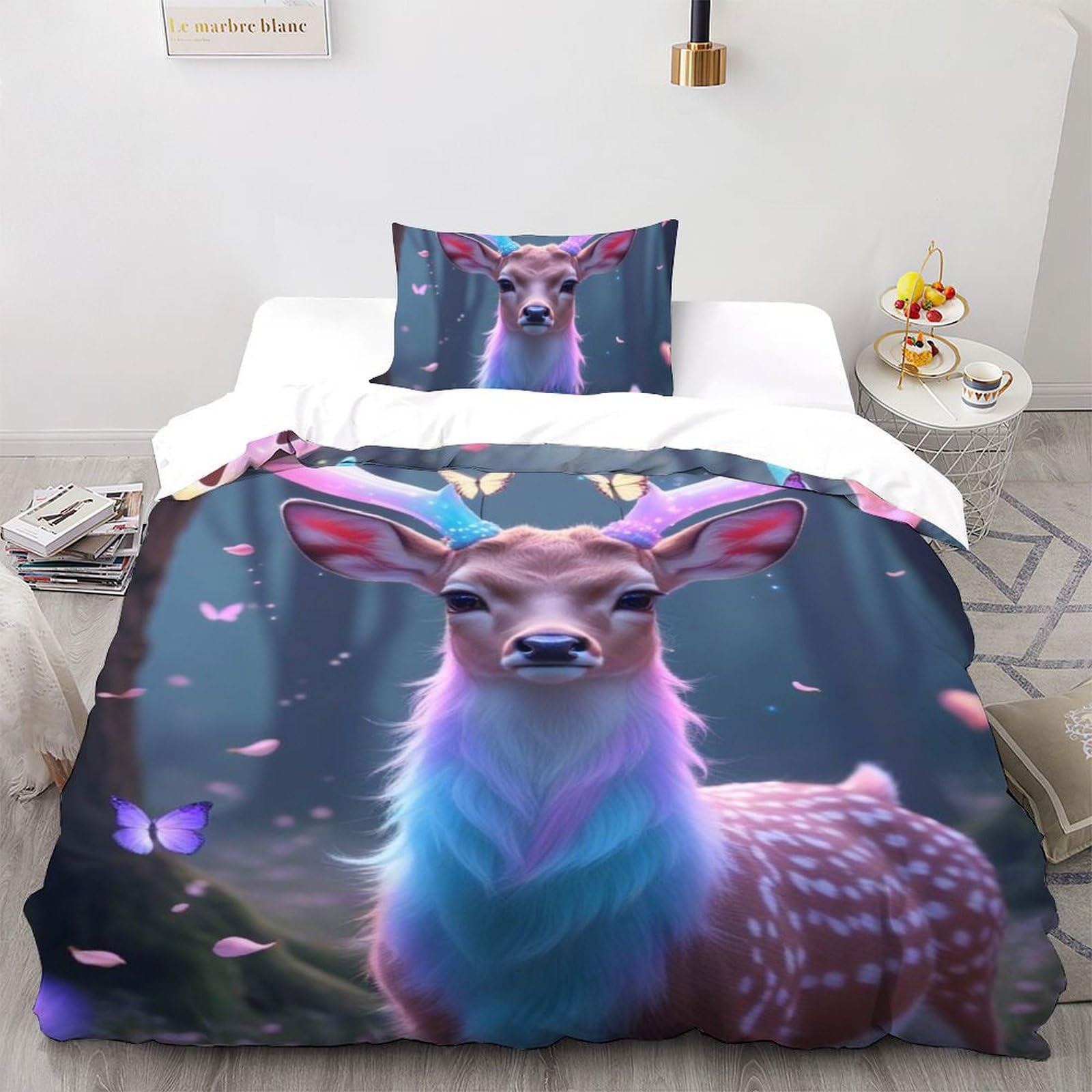 Parure de lit animaux land en microfibre facile à laver sans repassage pour lit garçon