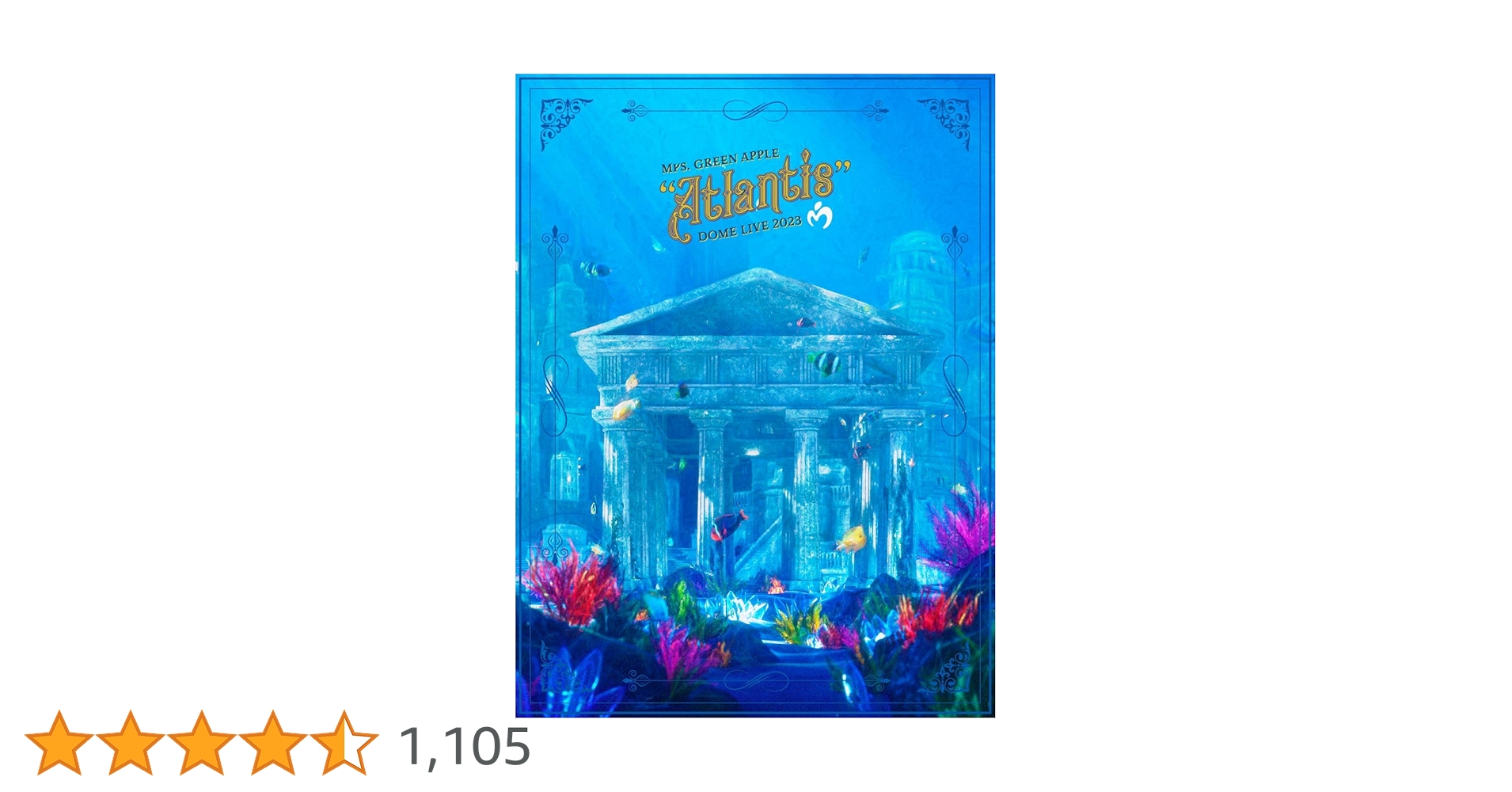 Amazon.co.jp: DOME LIVE 2023 “Atlantis” (通常盤) [Blu-ray] : Mrs