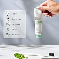 Vista 3 de Boka Pasta de Dientes Sin Flúor, Pasta de Dientes de Nano Hidroxiapatita, Apropiada para Dientes Sensibles - para Adultos, Cuidado Bucal para Niños