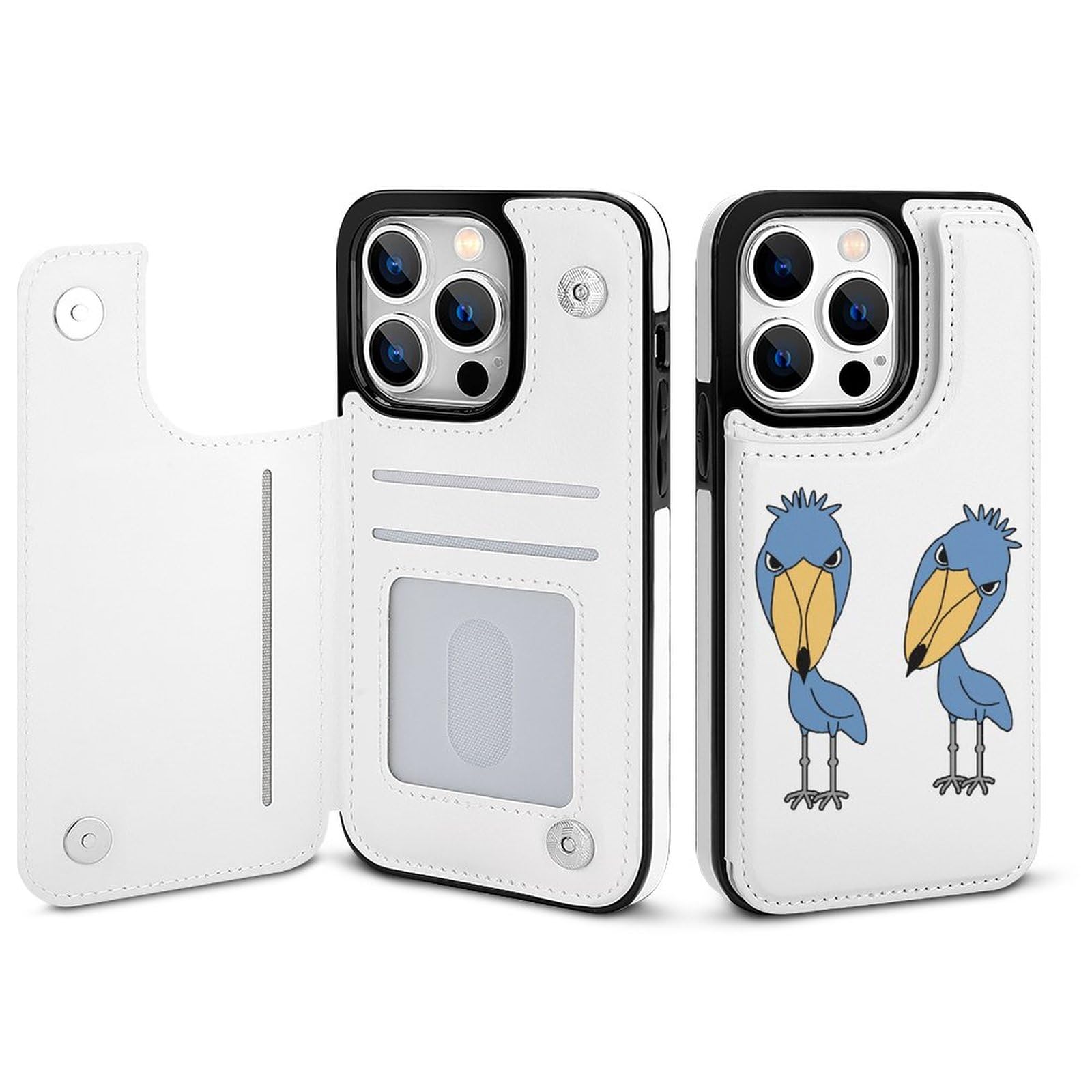 【ハシビロコウ 】　iPhone 14 Pro 128GB Amazon.co.jp: iPhone 14 Pro ケース 手帳型 ハシビロコウ iPhone 14