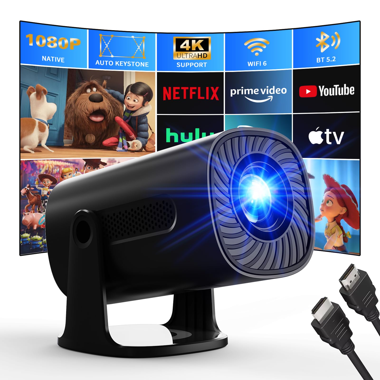 【美品】Smart Mini Projector KABENI PRO Amazon.co.jp: KABĒNI PRO（カベーニ プロ）[正規品] 2年保証