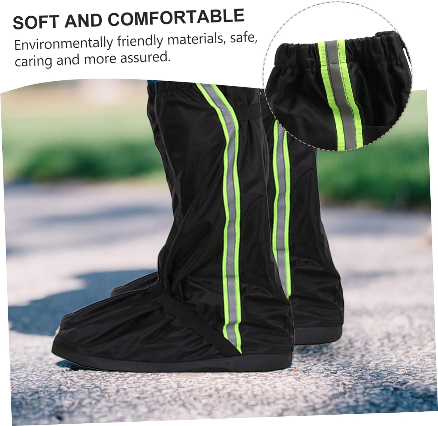 Toddmomy Shoe Cover Rainproof Leg Cover Boot Covers Outdoor Cycling Shoes Cover Hiking Leg Cover Hiking Gaiters