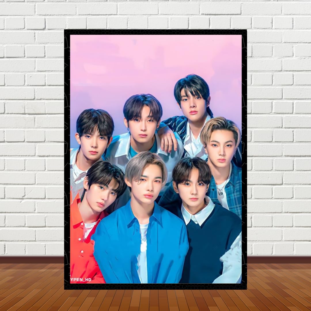 ENHYPEN | K Pop Posters for Wall | Idol Group | 400 GSM | Gloss