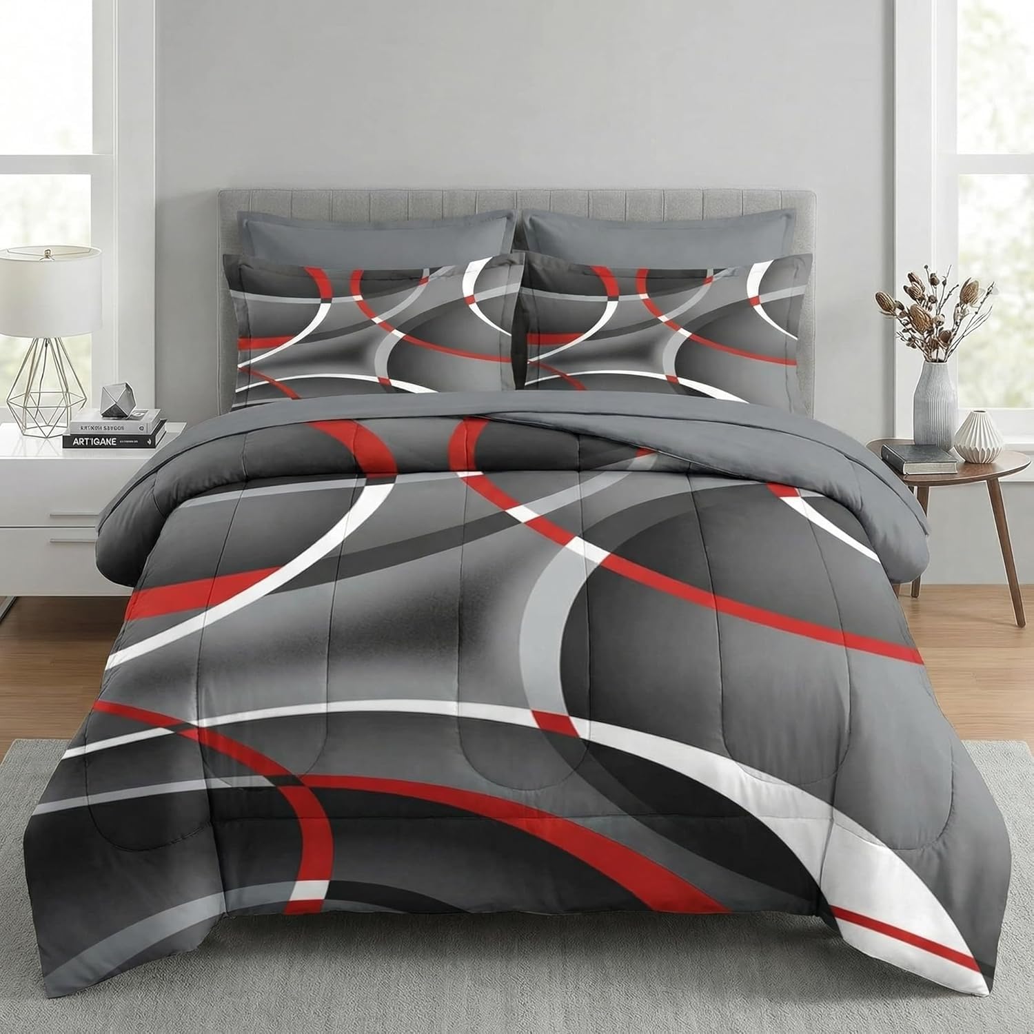 Couette sans housse lavable 240x260 chaude 2 personnes avec taies d'oreiller