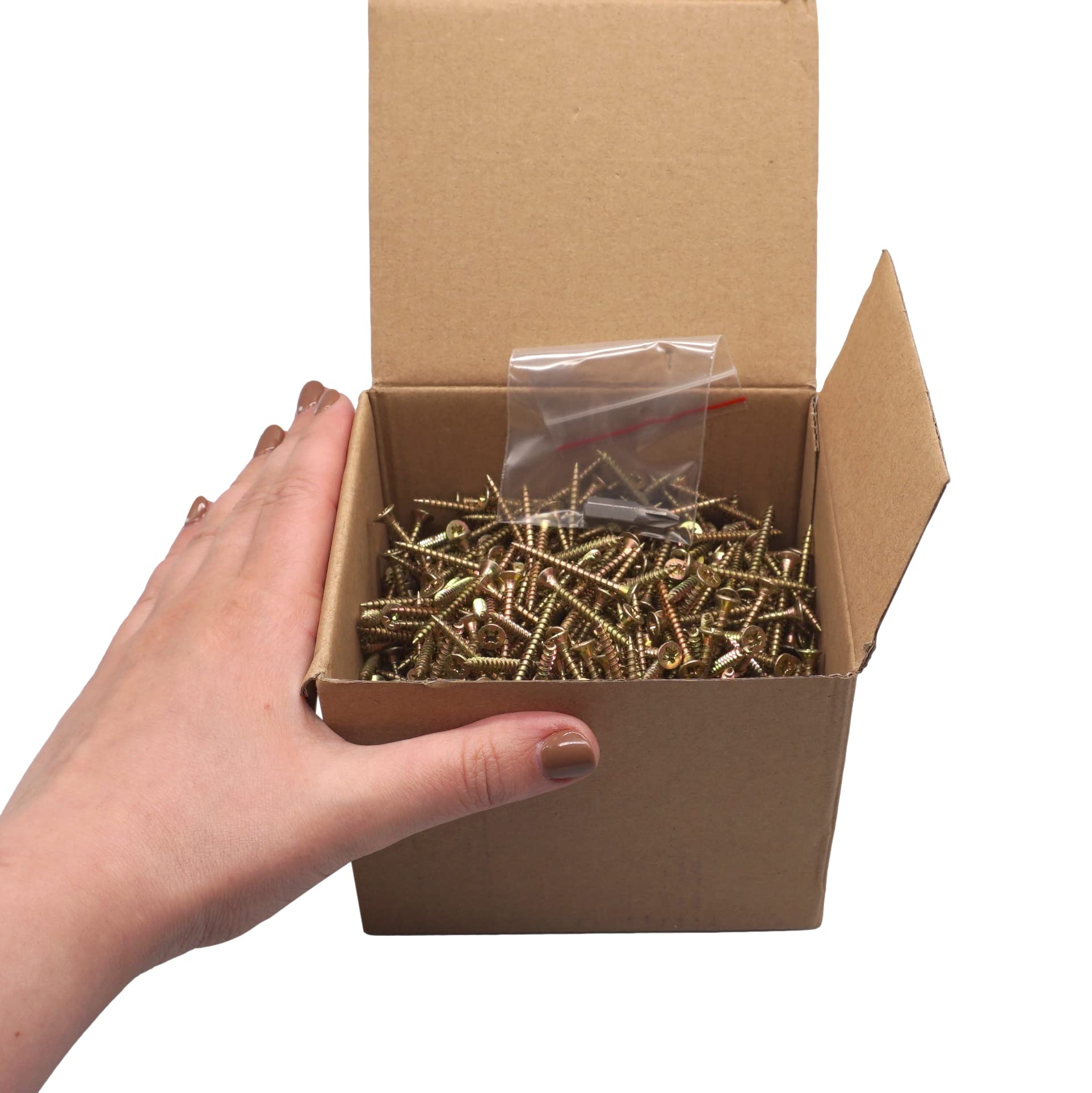 Kit Viti Per Legno 360 Pezzi - Viti Autofilettanti M3 M4 Testa Svasata Per Fai Da Te E Riparazioni - Foto 4