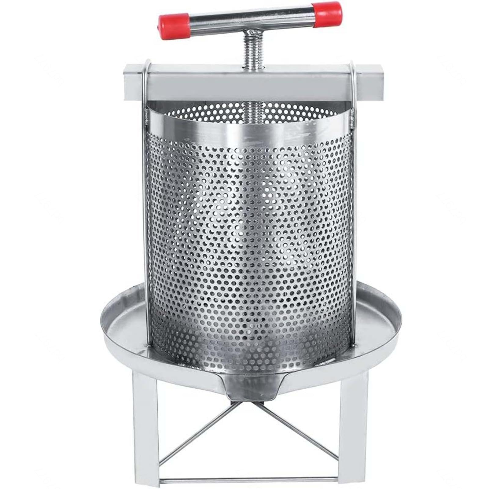 estrattore di miele acciaio inox Pressa Manuale per Miele in Acciaio Inox large bee honey press extractor Attrezzatura apicoltura per estrarre il miele forniture api miele,vino,frutta,cera