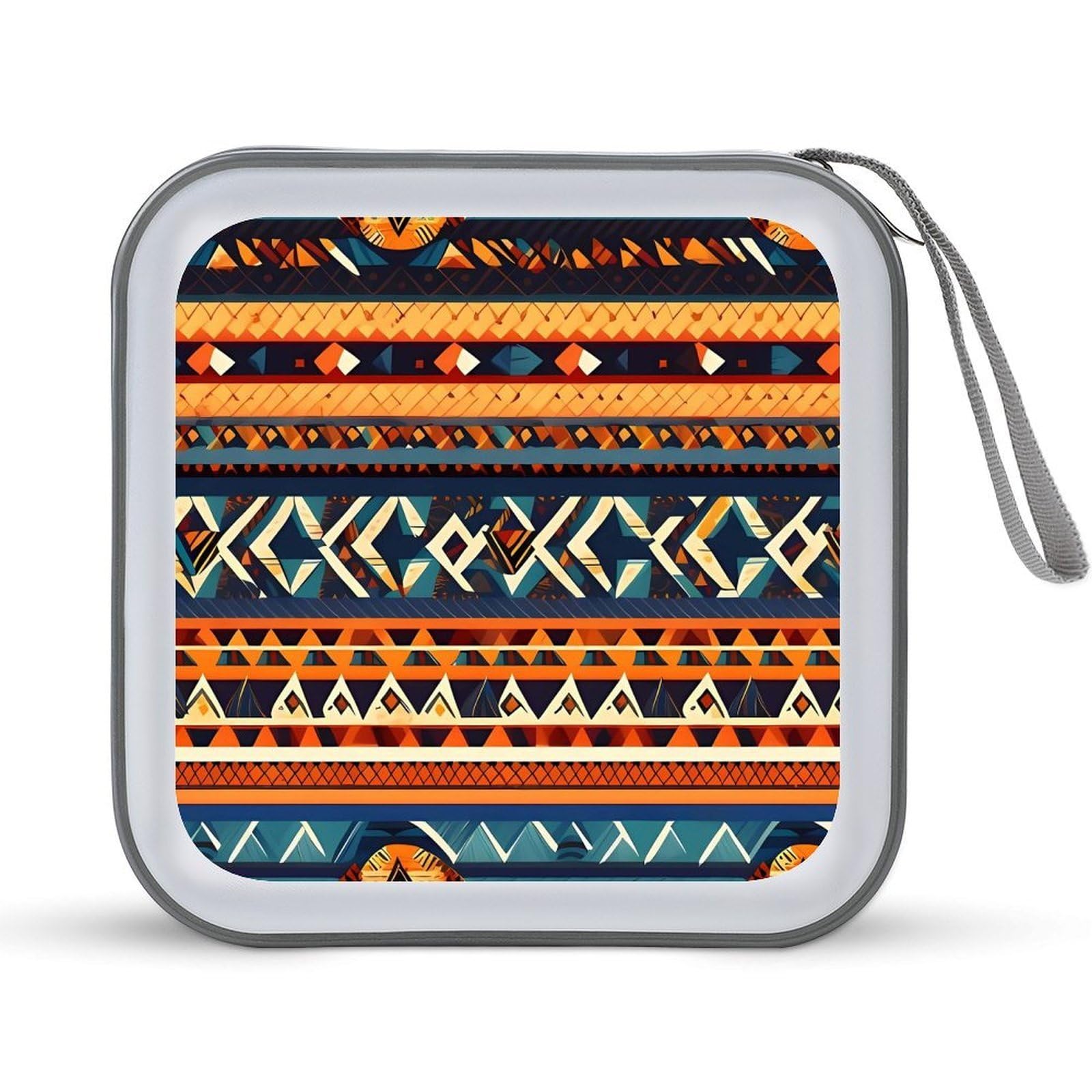 Boîtier CD en plastique rigide supérieur au design inspiré des motifs africains