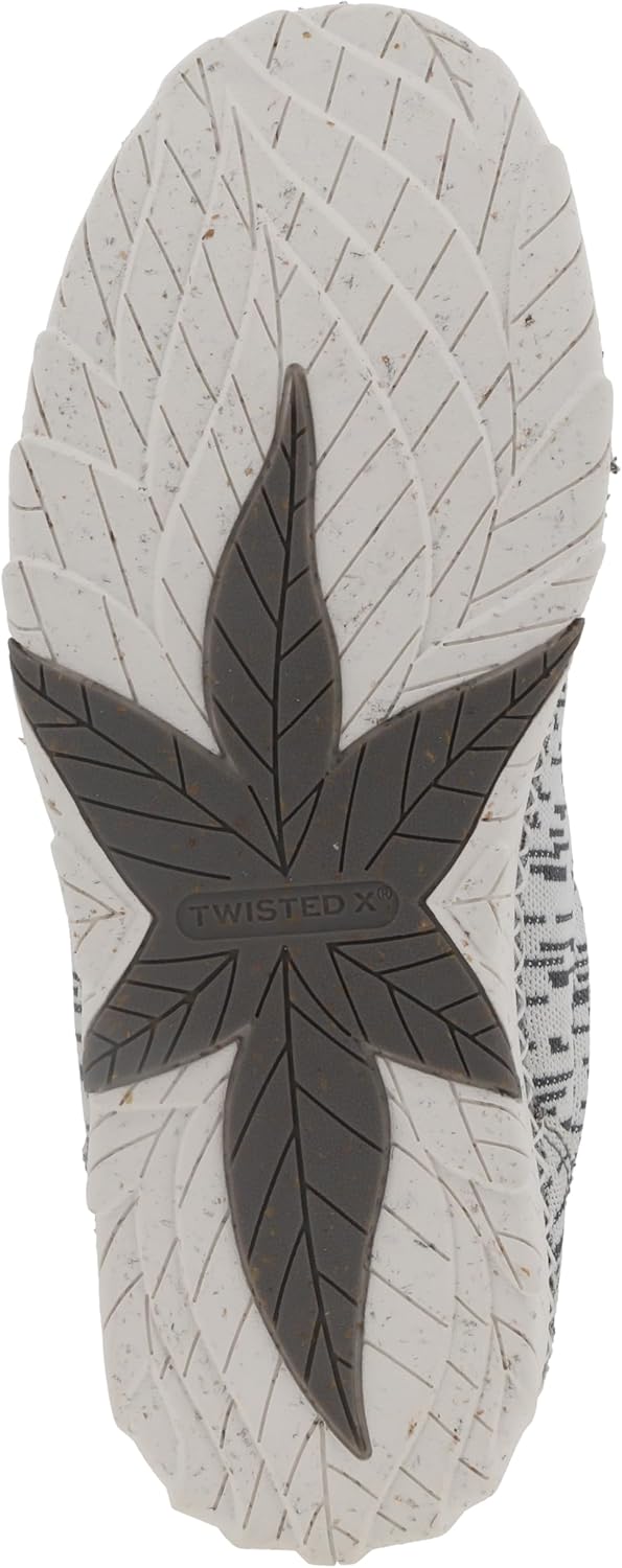 Twisted X Women's Zero-X, Moc Toe with Zero-X, White & Grey, 5.5 M