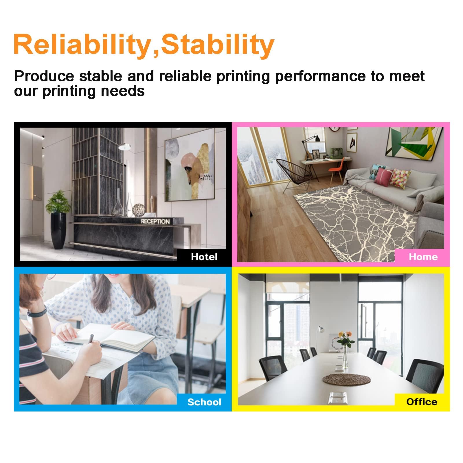 ZOOMTEC CF287A 87A Cartouche De Toner Noir Compatible Pour Imprimante HP Laserjet Enterprise M506 M506n M506dn M506x Pro M501 M501n M501dn MFP M527 M527dn M527c (2X Noir