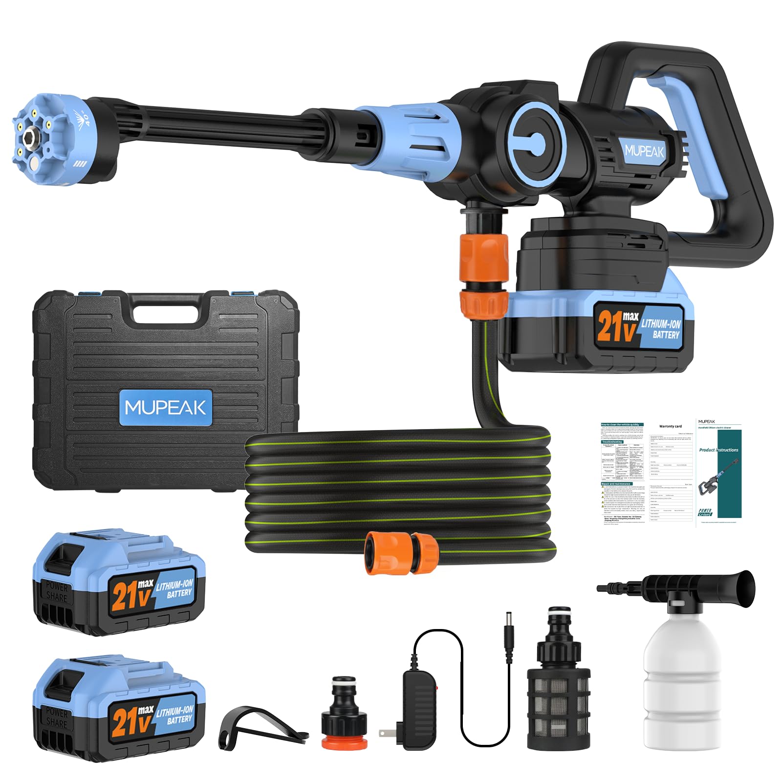 MUPEAK Brushless Cordless Washer