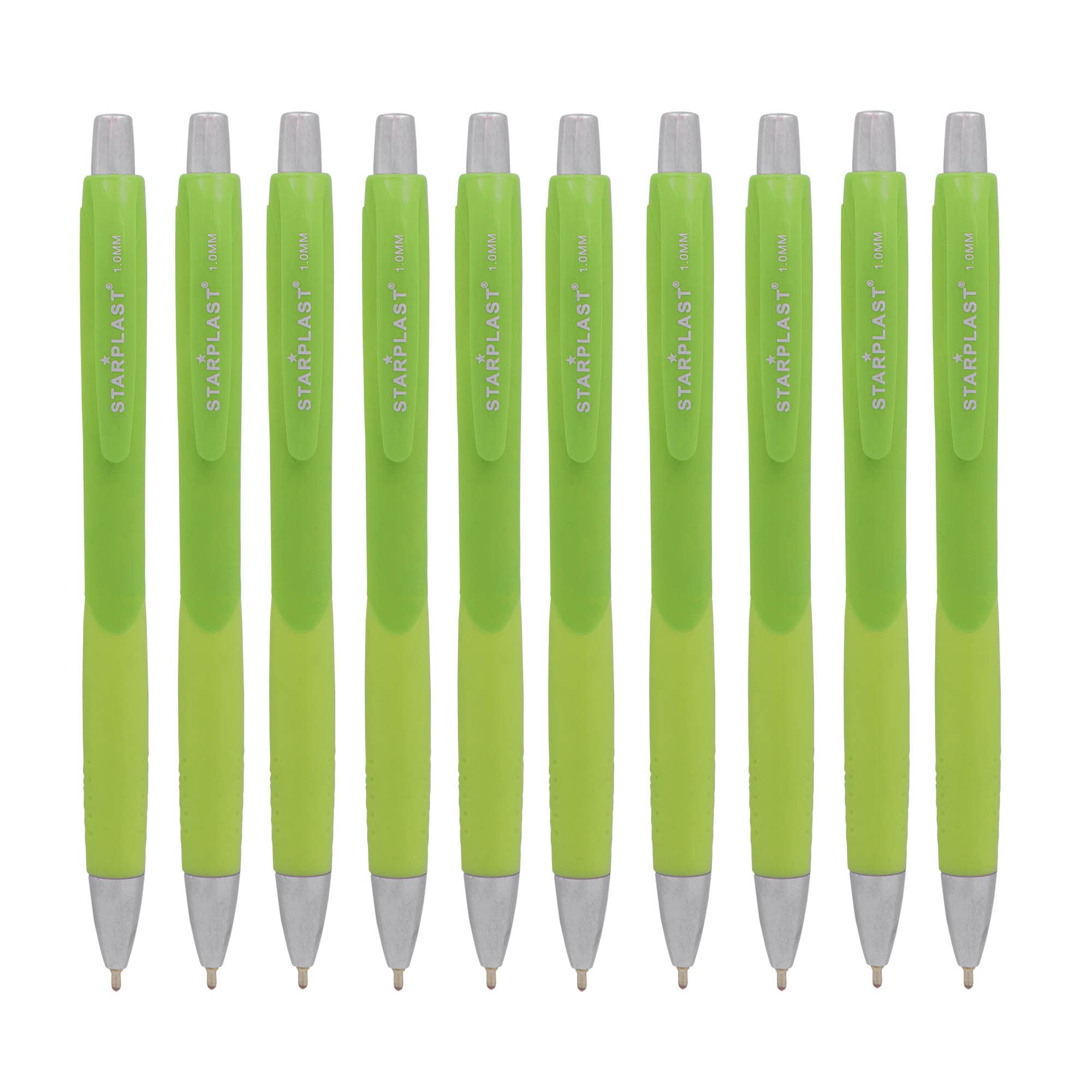 Starplast 10 penne, inchiostro viola, 1 mm di Scrittura Morbida
