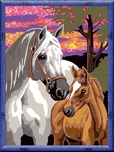 Ravensburger Mosaico Horses – Kit Creativo Per Bambini 7+ Con 2 Progetti, Paillettes E Colla UHU - 3