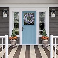 Vista 6 de Outdoor Light Fixture Wall Mount, Modern Exterior Lights Fixture Wall Sconces with Seeded Glass for Front Porch, Farmhouse Waterproof Black Carriage