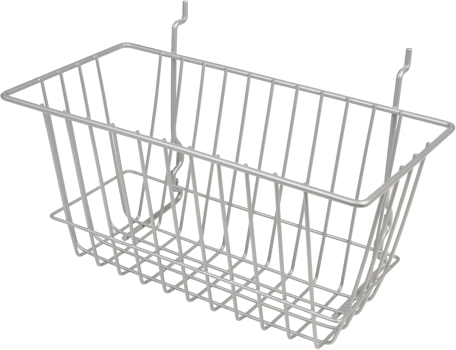 12"W x 6"D x 6"H Narrow Basket White/Semi-gloss--- Lot of 6 each