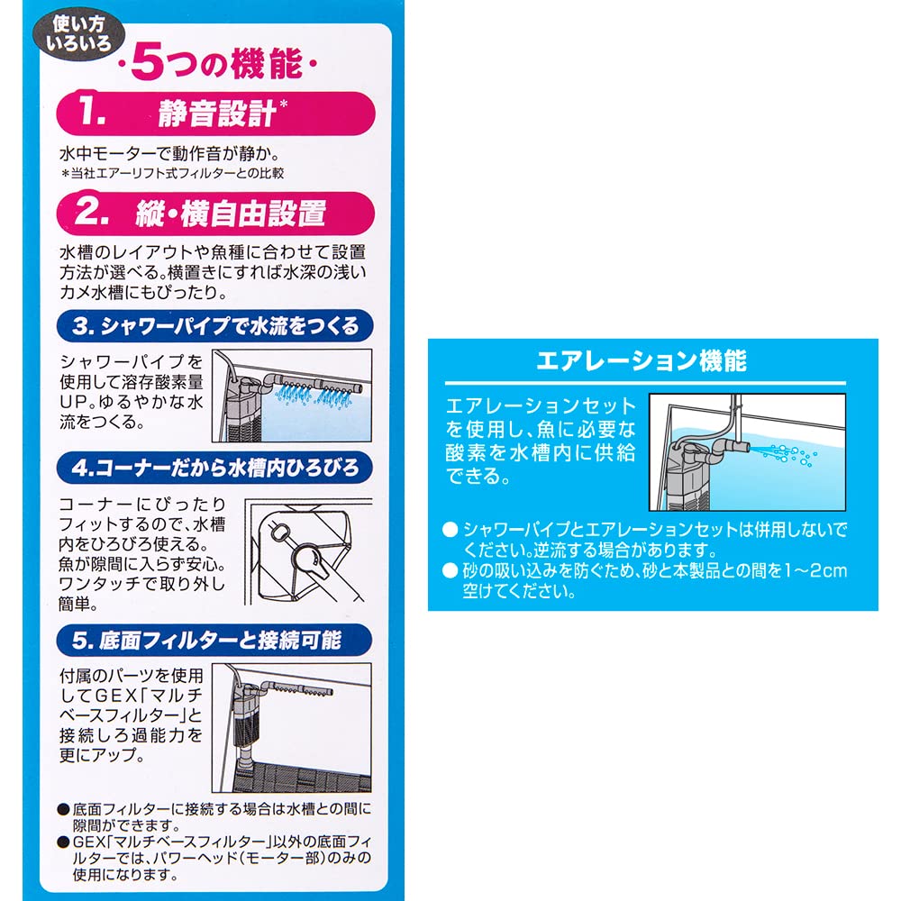 Amazon | 底面フィルターセット S 30cm水槽用底面フィルター