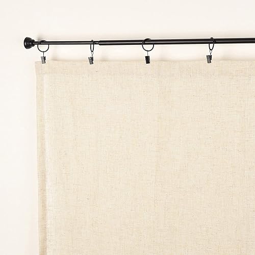 Miniatura 5 de KXLIFE Barra de cortina decorativa de tensión de resorte de 12 pulgada, paquete de 2 unidades, barra de cortina de tensión para ventana, barra de