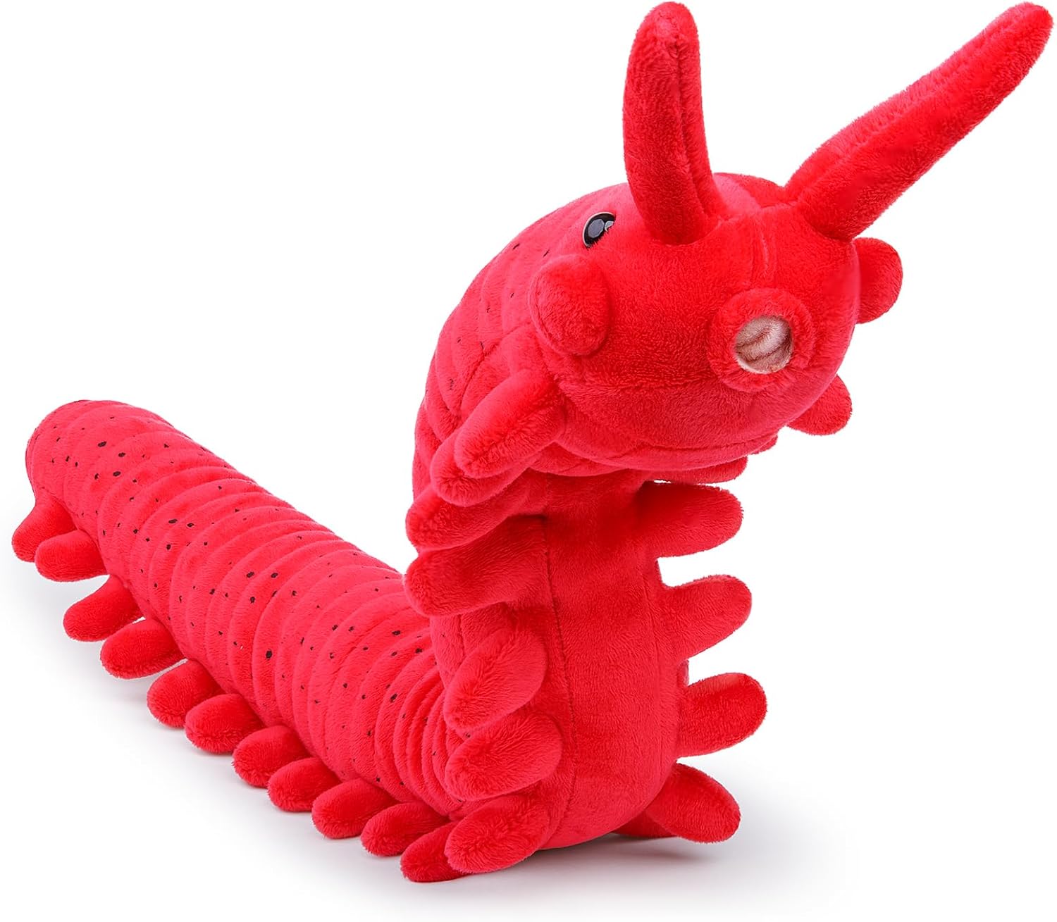 Velvet Worm Plush Toy Stuffed Animals 26in，Realistic Soft Worms Plushie Model Toys Unique Gift Collection for Kids