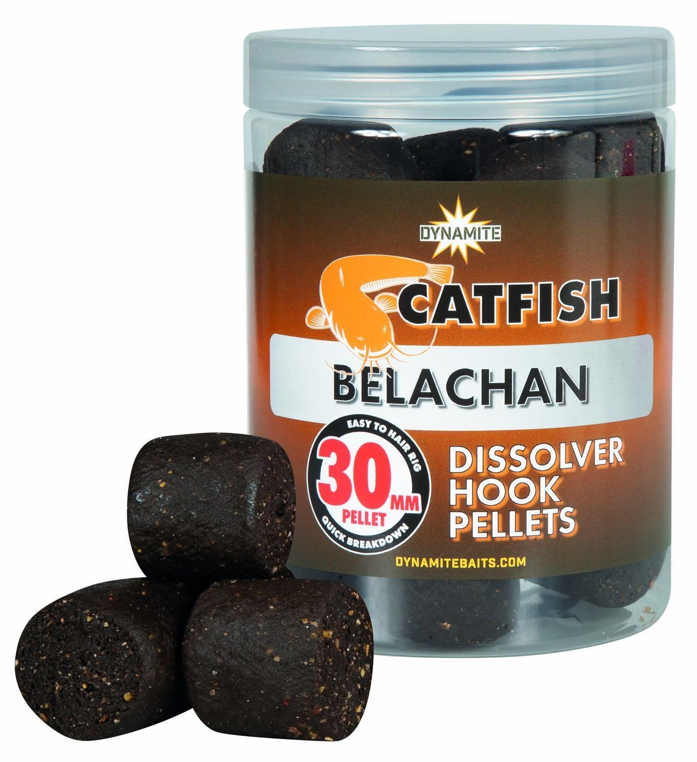 Dynamite BAITS Catfish Dissolver Hook Pellets Belachan 30mm 550g