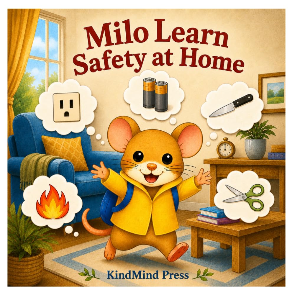 MILO LEARN SAFETY AT HOME: A SIMPLE GUIDE TO STAYING SAFE AT HOME (KindMind Collection)
