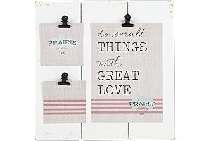 Haven Home Decor 3-Opening Collage Picture Frame with Clips for Displaying Precious Memories