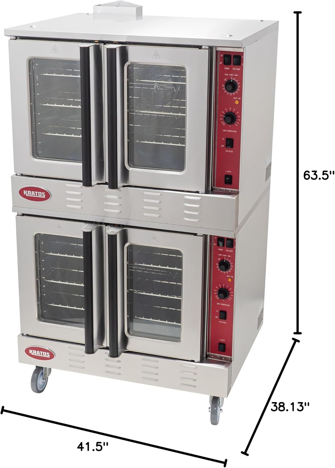 Kratos 29Y-059 Double Floor Electric Convection Oven, 240V, 1 Phase