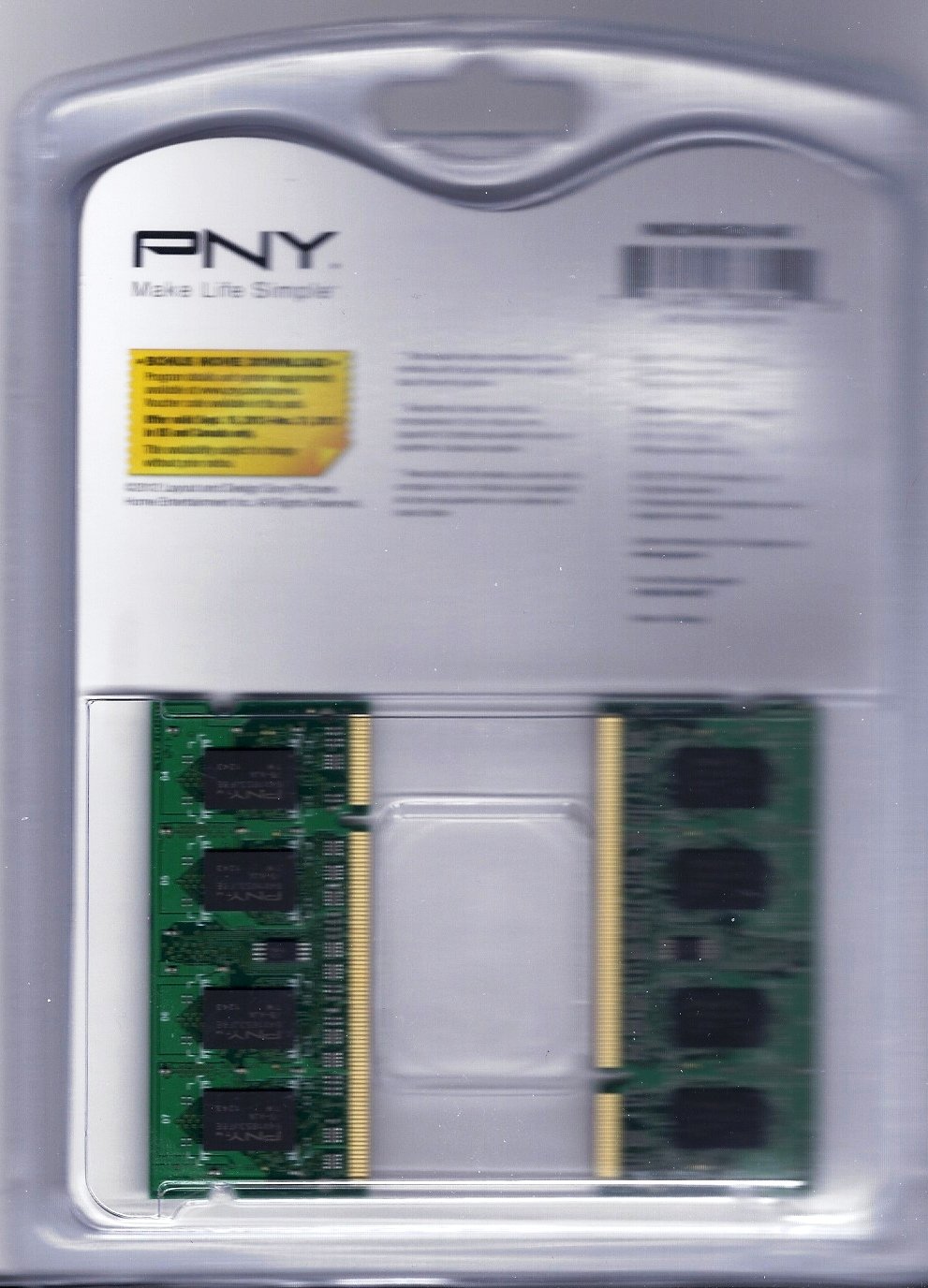 PNY OPTIMA 2GB (2x1GB) Dual Channel Kit DDR2 667 MHz PC2-5300 Notebook / Laptop SODIMM Memory Modules MN2048KD2-667-image-44