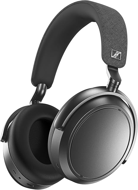 Sennheiser Słuchawki Bezprzewodowe MOMENTUM 4, Zestaw Słuchawkowy z Bluetooth Zapewniający Optymalną Czystość Dźwięku Podczas Połączeń, z Aktywnym Tłumieniem Hałasu, Grafit