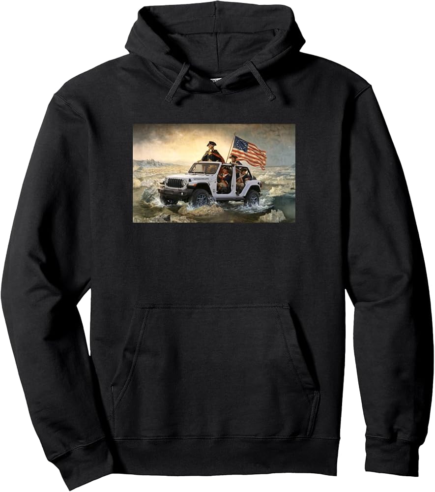 George Washington Picture Officially Licensed Pullover Hoodie