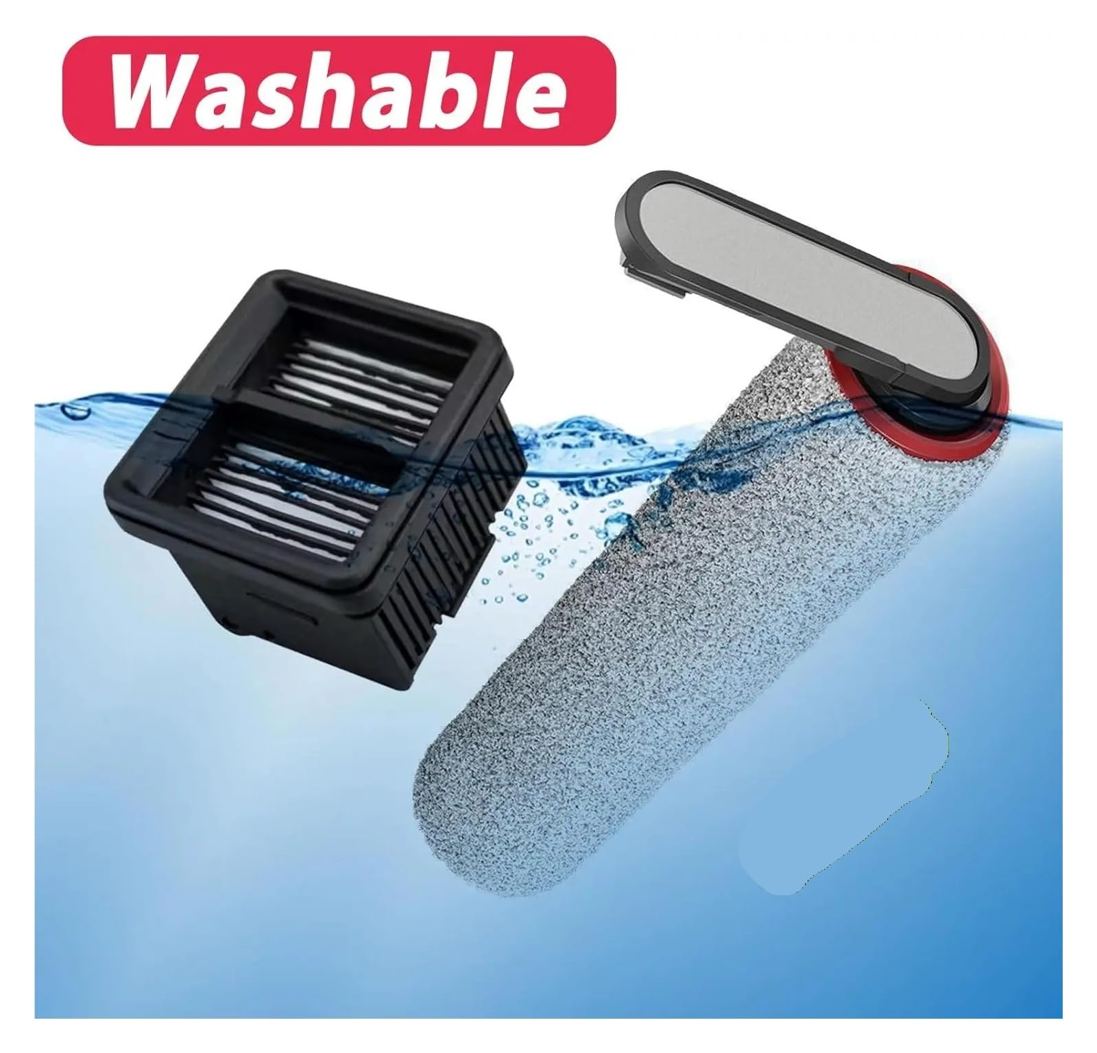 Accesorios De Filtro De Tambor, Compatibles Con Dreame H12 Pro / H12 Plus, Repuestos De Cepillo Suave For Aspiradora(11 PCS)