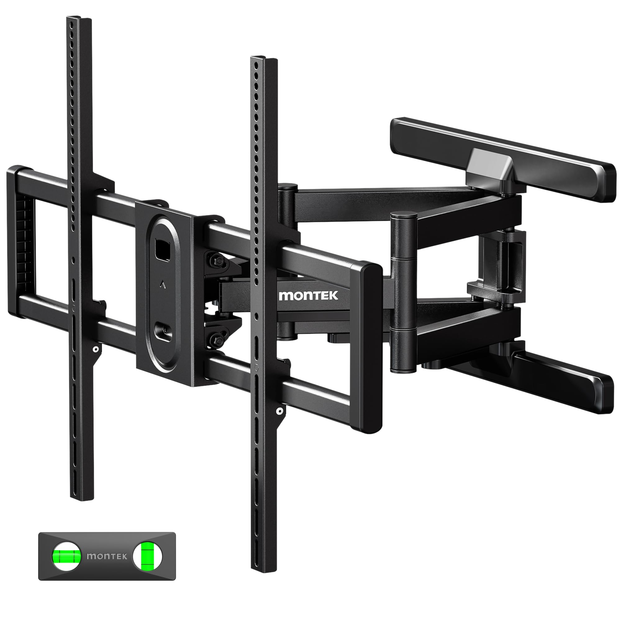 monTEK Soporte TV de Pared 60~100", VESA 800×600mm máx. Carga Máx.60kg | Soporte De Televisor De Pared, Soporte De Pared,Brazo Articulado,Inclinación,Rotación,Placas de pantalla/Incurvés