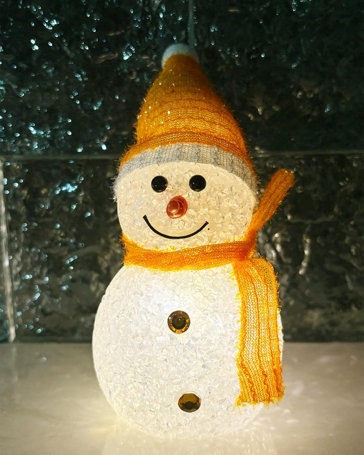 Amazon.co.jp : Lanito クリスマスライト 雪だるまライト 卓上 置物