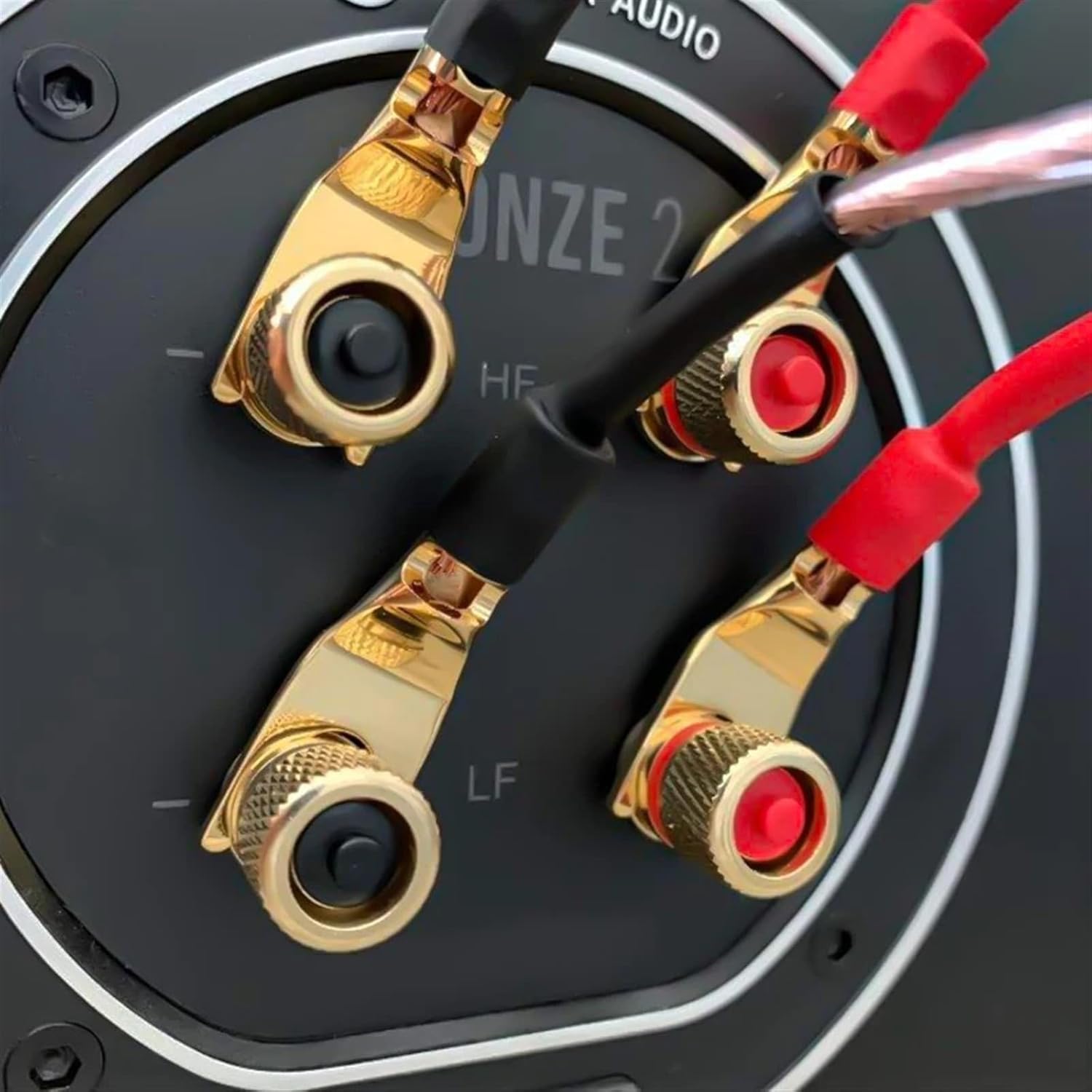 2/6/12/20PCS Gold-Plated Copper Y/U Banana Plugs Cable Connector with Screw Lock Adapter Audio Terminals for Speaker Wire(Silvery,20pcs 10pairs)