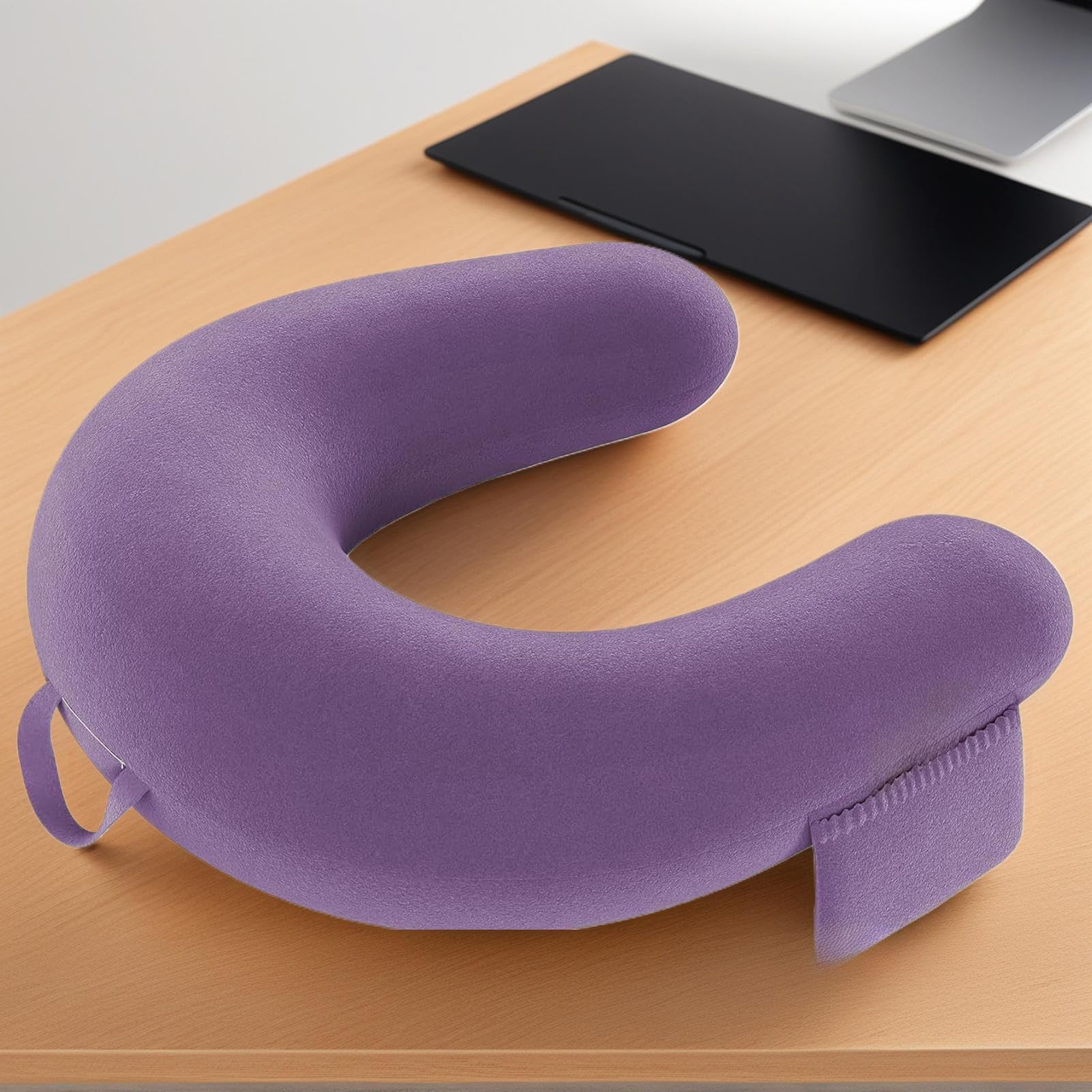 Cuscino Scrivania Per Grembo Cuscinetto Ergonomico A U | Supporto per Lettura da Grembo Supporto per Gomiti da Adulti Riduce Affaticamento per Scrivania Divano Pavimento Seduta