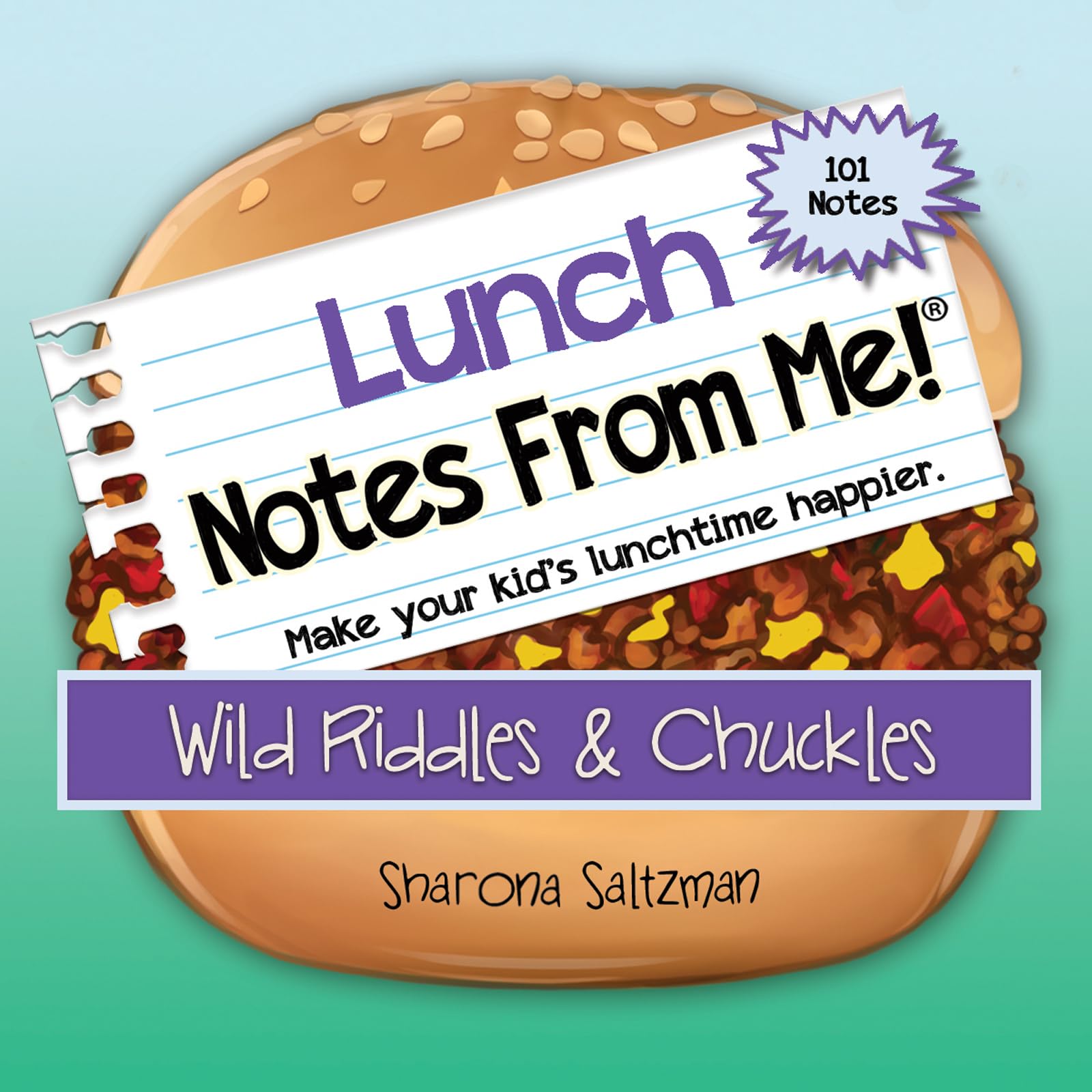 Notes From Me! 101 Tear-Off Lunch Box Notes for Kids, Wild Riddles & Chuckles Fun & Educational, Thinking of You, Summer Camp, Back to School Essential, Bored Kids Activity, Ages 8+