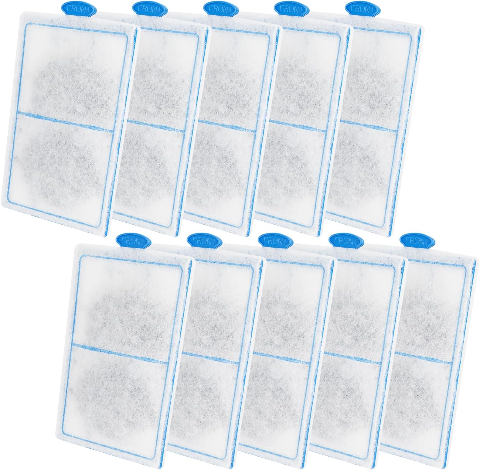 10 Pack Replacement Aquarium Carbon Filter Cartridges Hang On Back Filter HG149-M HG149-L