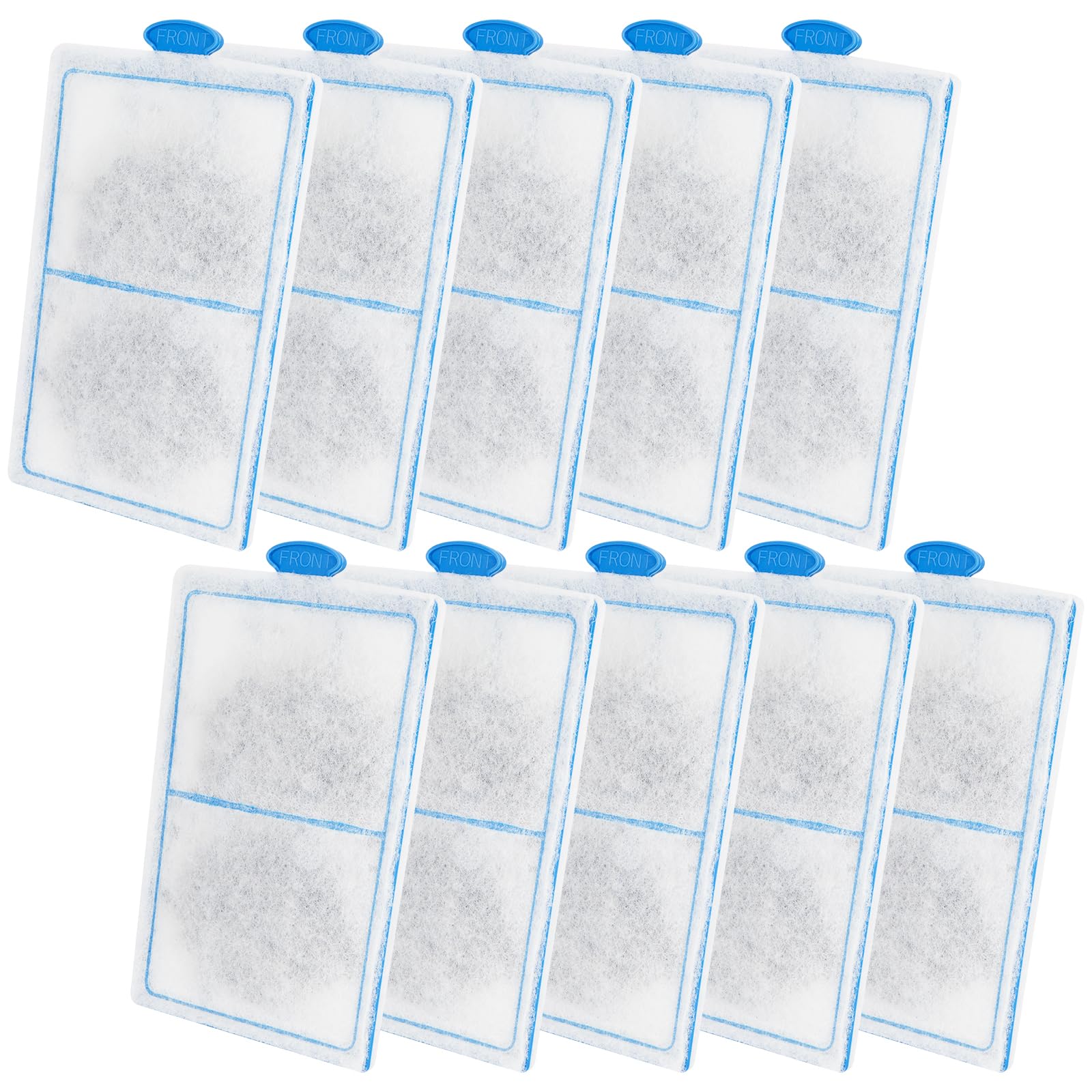 hygger10 Pack Replacement Aquarium Carbon Filter Cartridges Hang On Back Filter HG149-M HG149-L