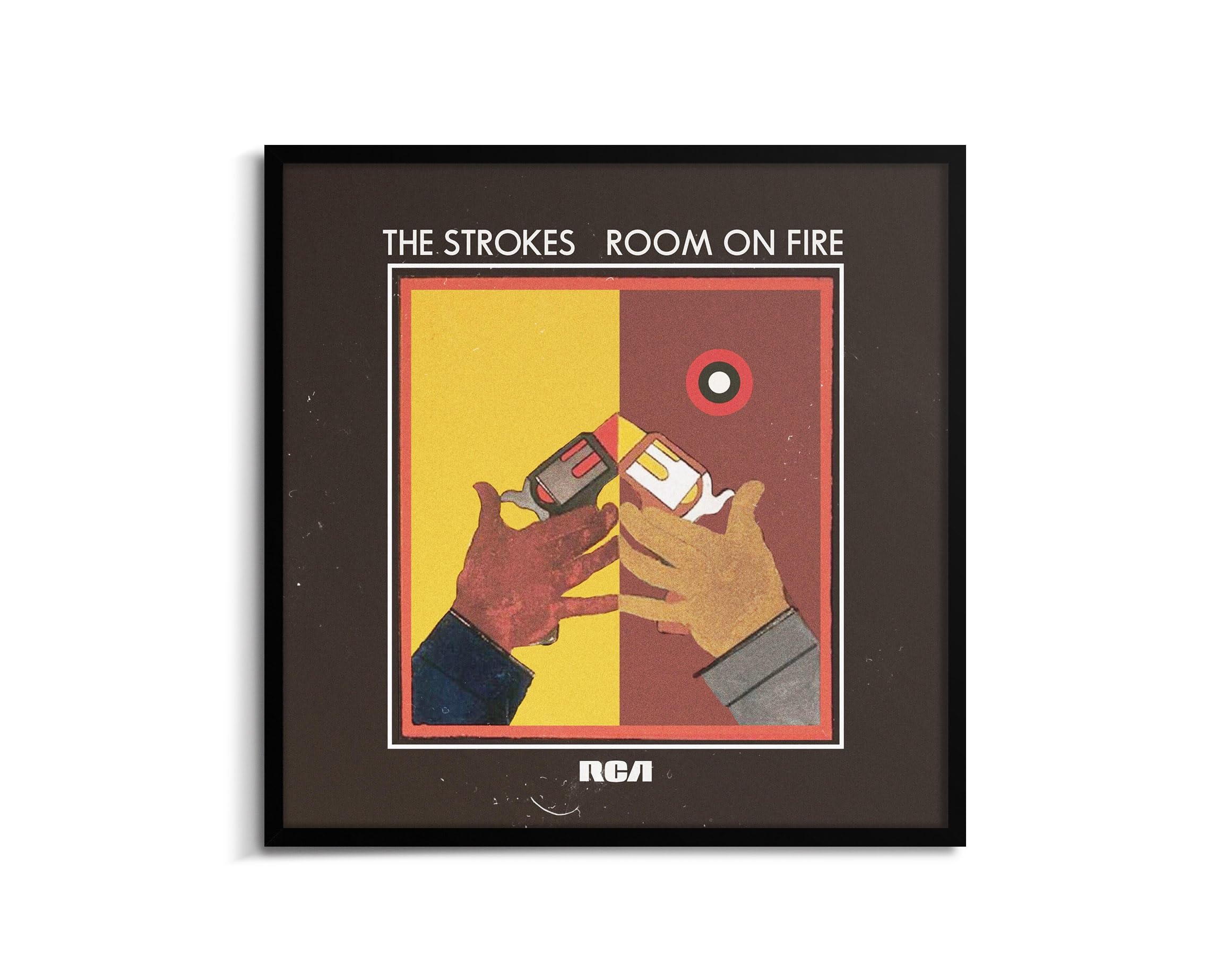 Amazon.com: The Strokes Room on Fire Album Art Poster, Rock Music