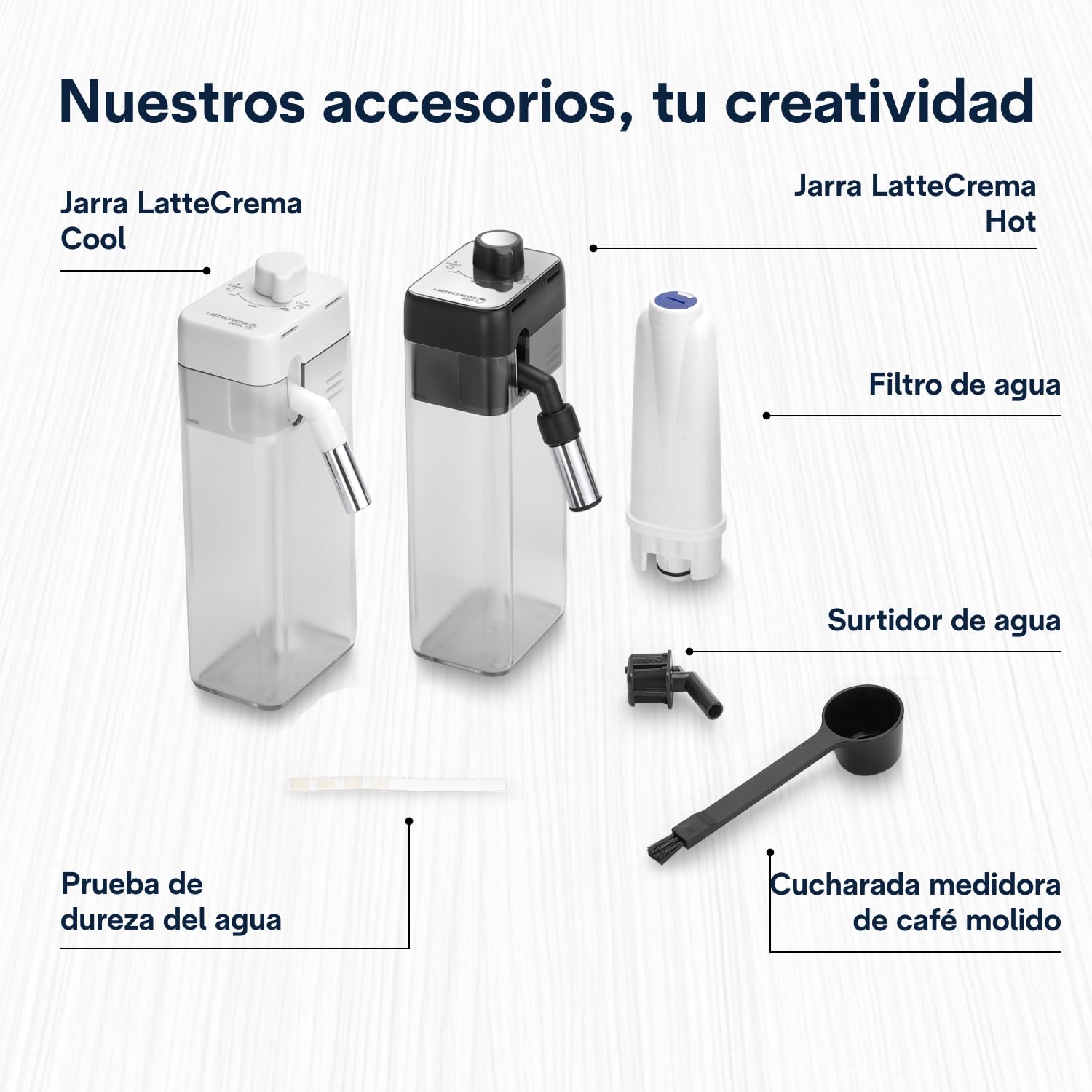 De’Longhi Eletta Ultra – Cafetera Superautomática con Jarra de leche automática, 50+ Bebidas Calientes y Frías, Silent Technology, Pantalla Táctil a Color, Color Metal (ECAM472.85.MB) — view 10