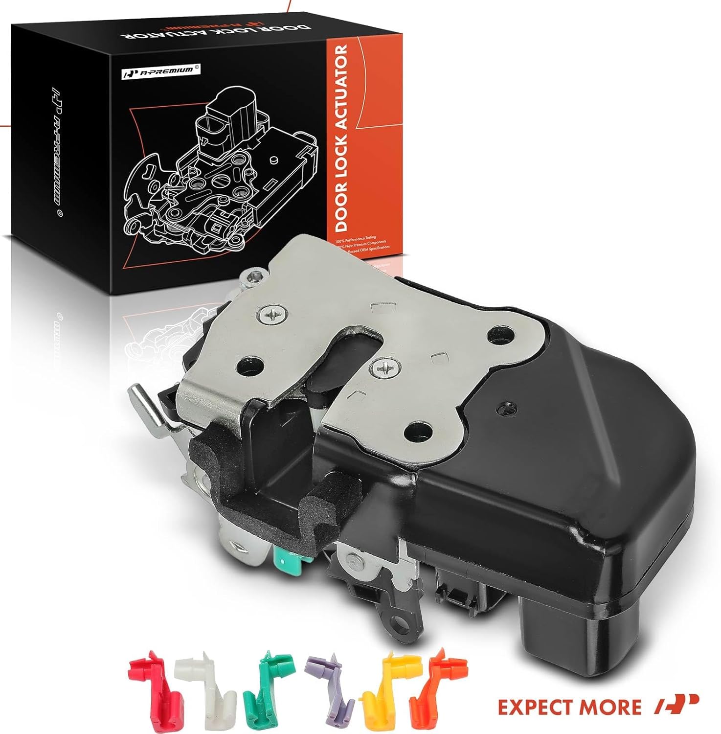 A-Premium Front Left Driver Side Door Lock Actuator Compatible with Dodge Ram 1500 2003-2008, Ram 2500/Ram 3500 2003-2010, Ram 4000 2008, Ram 4500/Ram 5500 2008-2010