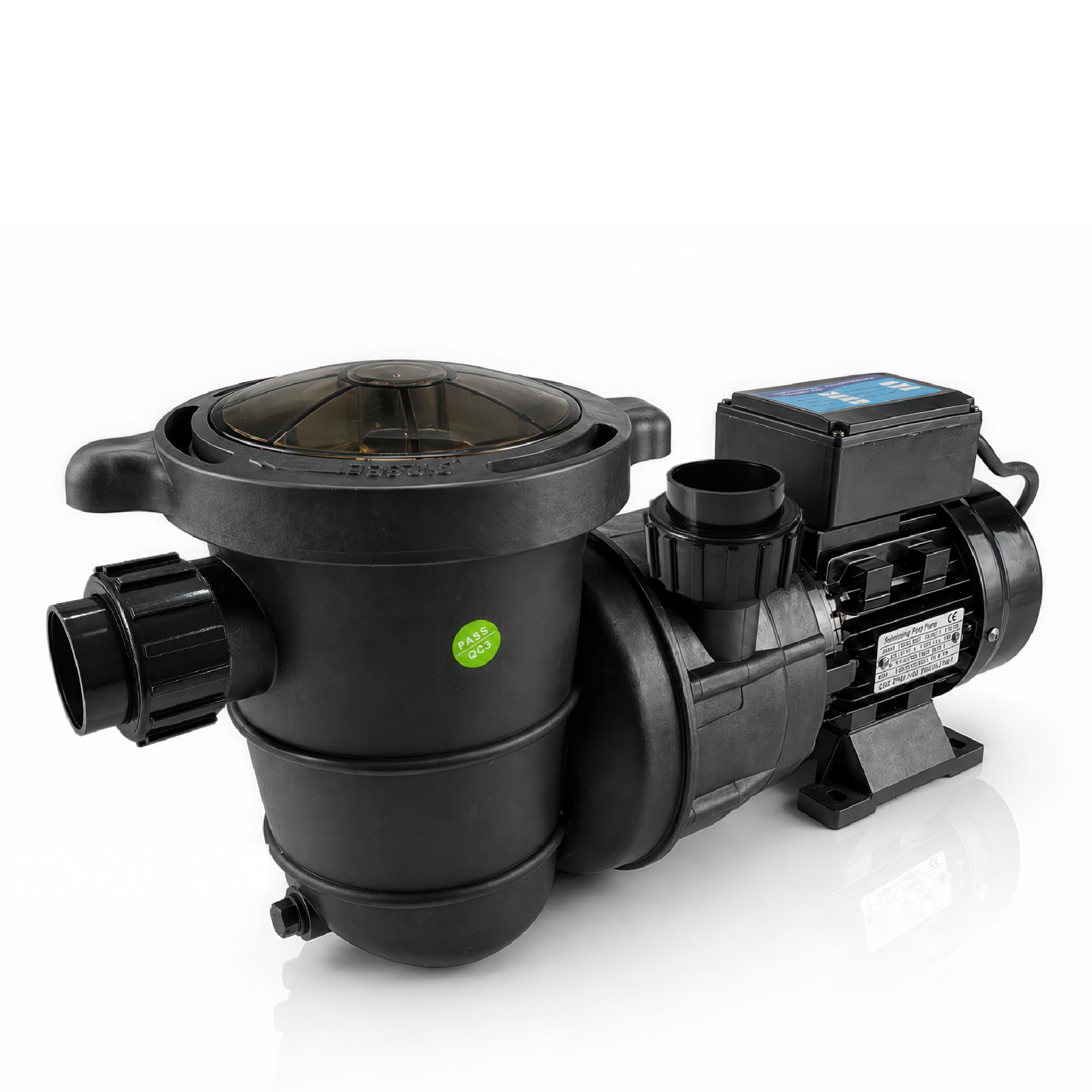 Bomba de Piscina Autoaspirante PQS Classic | Prefiltro Integrado | Bajo Ruido | Motor Monofásico 230V | Protección IPX5 | Fluvia (1,5 CV (15 m³/h))