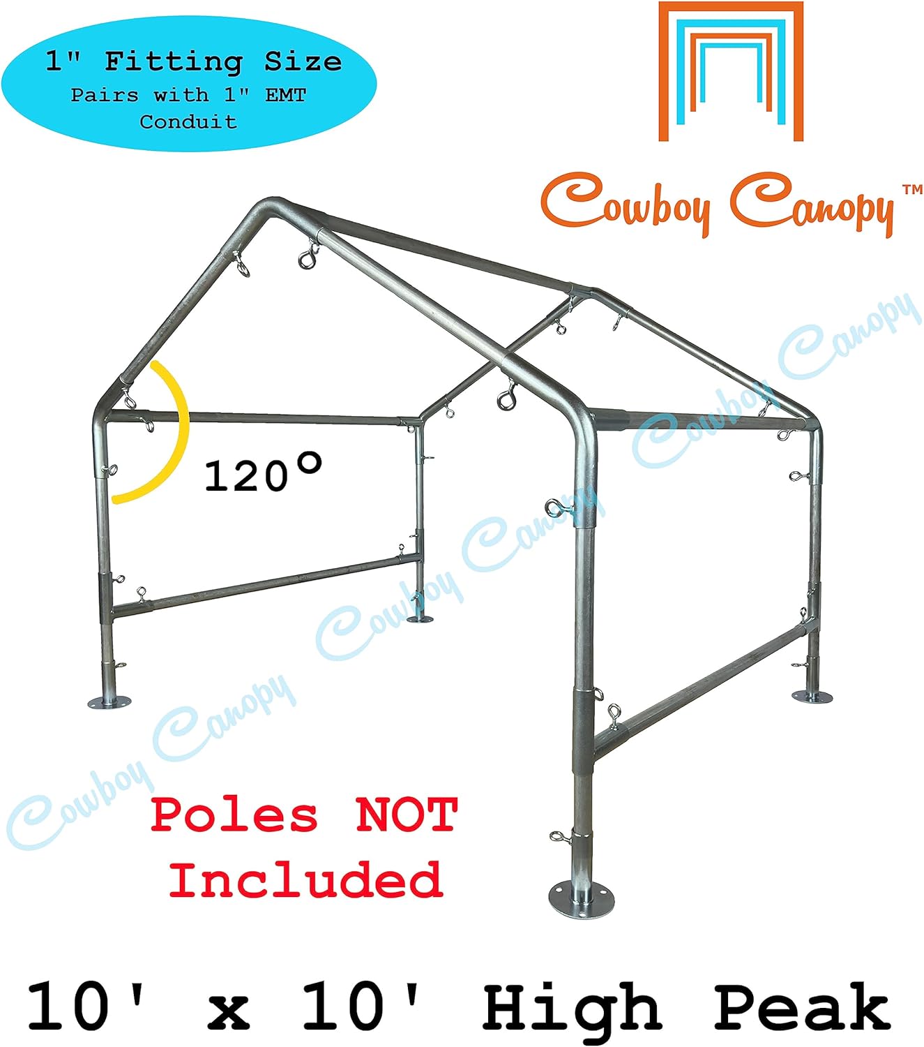 10' x 10' High Peak Canopy Fittings, DIY RV Boat Ghana Ubuy