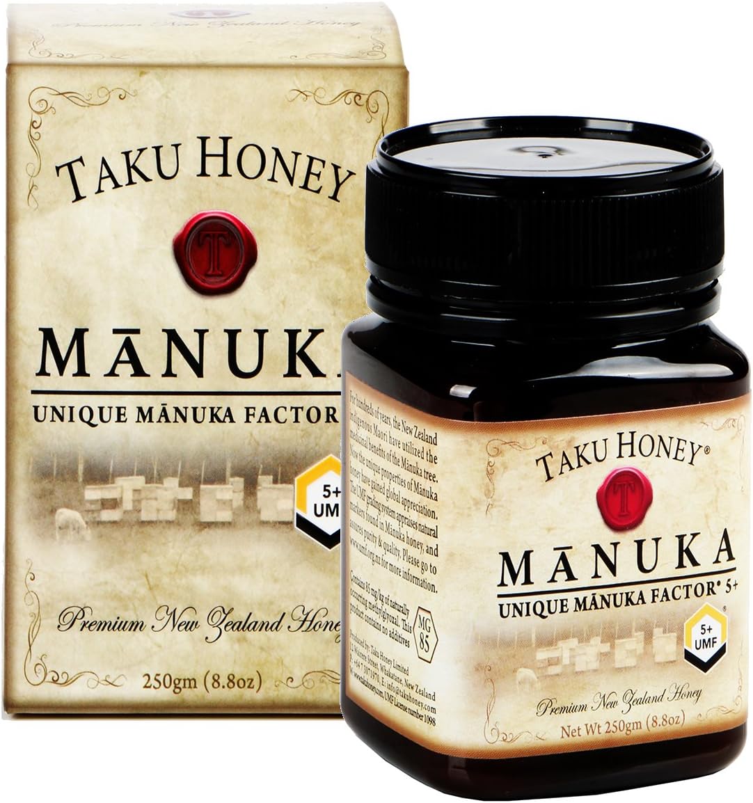 Taku Honey UMF 5+ Manuka Honey (MGO 83+), 250g