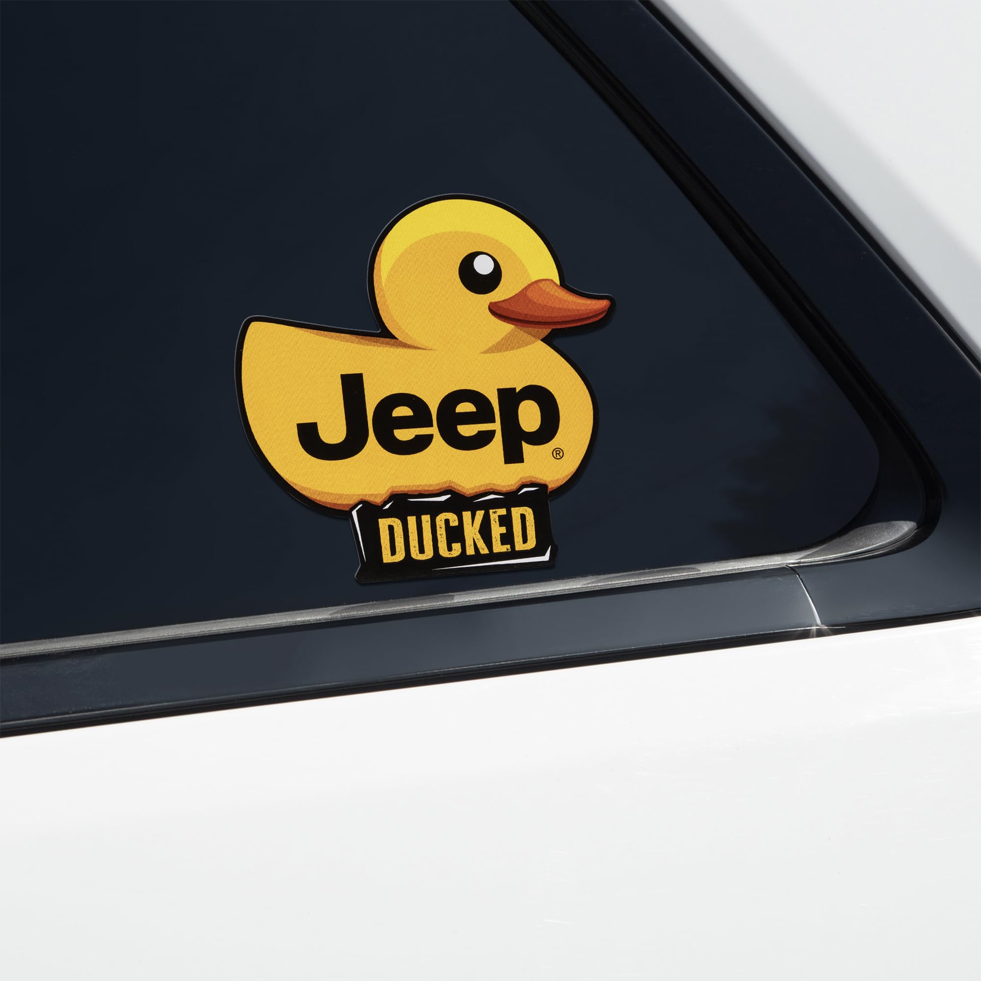 Amazon.com: CHROMA 25191 Jeep Ducked Yellow Ducky Vinyl 6x8 Decal