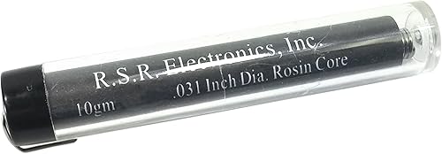 Soldadura sin plomo con núcleo de colofonia de 0.031 pulgadas de grosor - Sn 96.5%, Ag .3%, Cu .7% por RSR Electronics Inc.