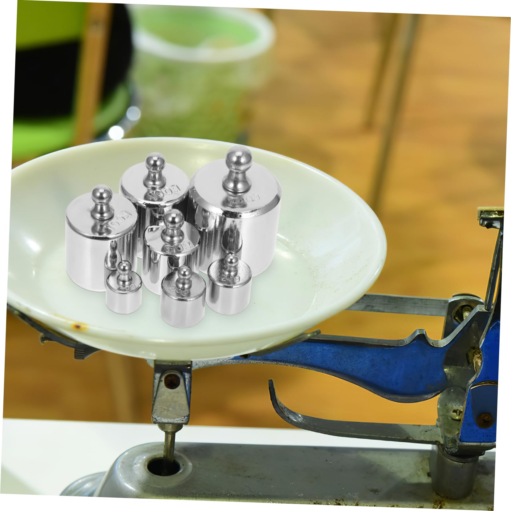 Abaodam Pesas De Precisión Gramos Con Pinzas Para Calibrar Básculas De Laboratorio y Pesas Para Cocina Para Calibrar Balanzas De Joyería y Básculas De Prueba