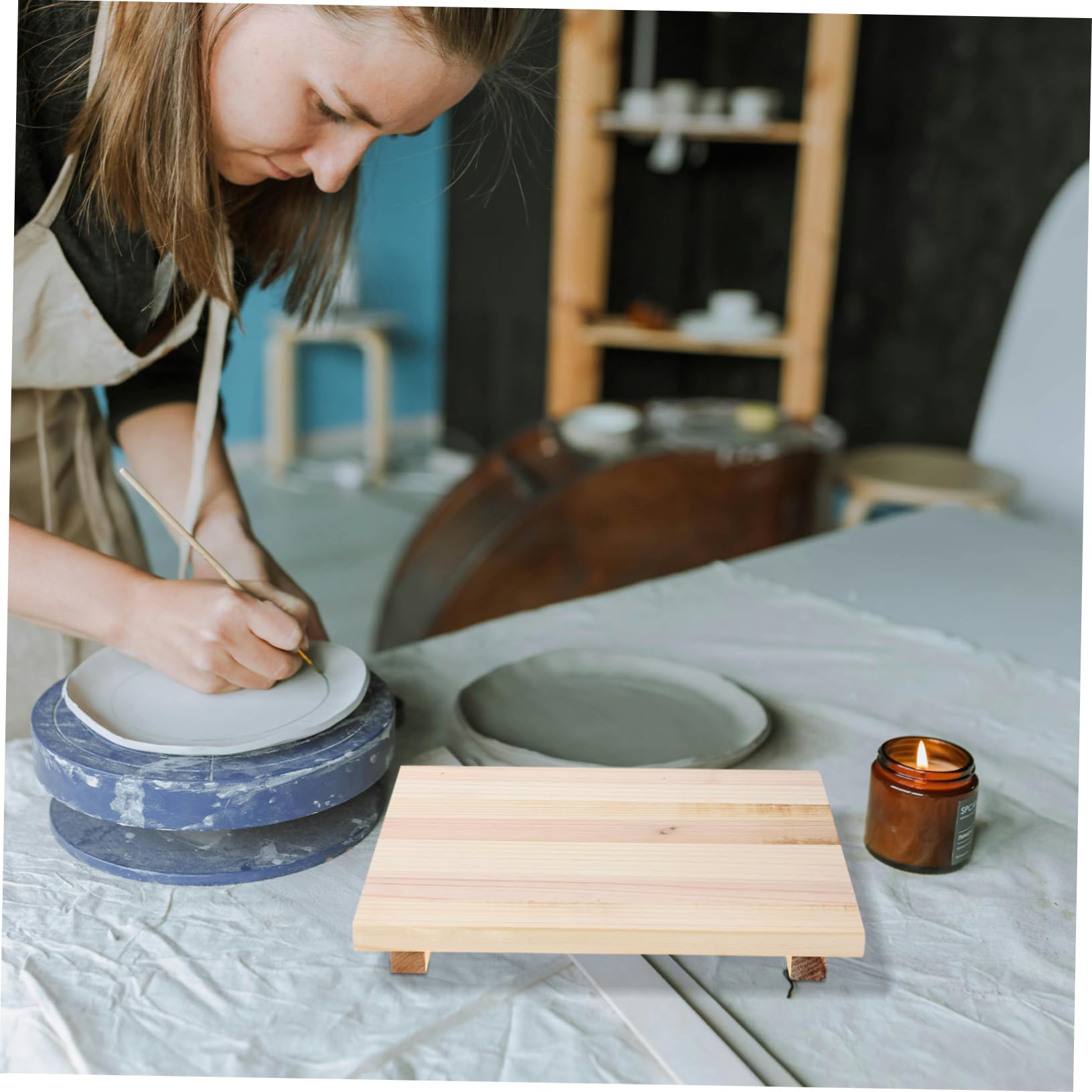 2piezas Tableros De Madera Para Secado De Arcilla Base Para Escultura y Cerámica Herramientas De Modelado De Arcilla Tableros Absorbentes Para Proyectos De Cerámica y Artesanía