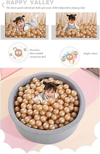 Miniatura 5 de Heopeis Pelotas de juego de pelotas  Pelotas de plástico de 2.7 pulgadas sin BPA, sin ftalatos, no tóxicas, bolas de juego para niños, fiesta de